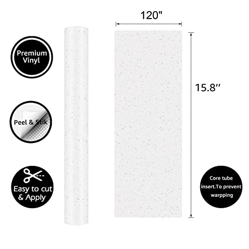 Marble Contact Paper Granite Wallpaper 23.6" x 196.8" Peel and Stick