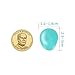 Glow in the Dark Pebbles Glowing Rocks Solar Stones【200 PCS】for Fairy Garden Landscape Walkway Path Lawn Yard Flower Beds Potted Plant Aquarium Fish Tank Gravel Outdoor Decoration - ( Blue & Green)