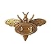 Hacloser Turn Lock for Purses Handbag Bee Shape Clasp Decoration Metal Hardware DIY Shoulder Bag Making Tool (Bronze)