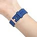 Wearlizer Compatible with Charge 2 Bands Accessories Silicone Strap Replacement Charge 2 Special Edition Lavender Rose Gold Buckle Blue