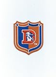 Denver Broncos Throwback Old Logo Shield Patch 3 1/2