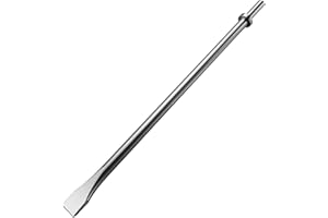 Cold Chisel Scraper Compatible with 3/4" Width 18" length Air Pneumatic Hammer, 18" Flat Chisel Used for Trim Concrete Paint 