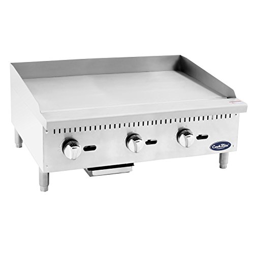 CookRite Heavy Duty Manual Commercial Griddle Natural Gas 36" Countertop