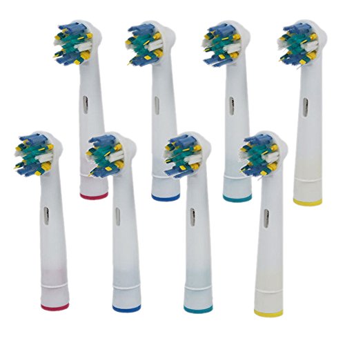 8pcs replacement toothbrush heads for braun oral b eb-2…