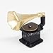 Odoria 1/12 Miniature Gramophone Record Player Dollhouse Decoration Accessories