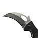 MASALONG Big White Shark Claw Folding Teeth Knife (Stone wash Fox)
