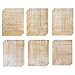 48-Sheet Stationery Paper - 6 Ancient Egyptian Printed Papyrus Antique Designs, Double Sided Prints, Perfect for Printing, Copying, Crafting, Tickets, Certificate, Invitations, 8.5 x 11 Inches