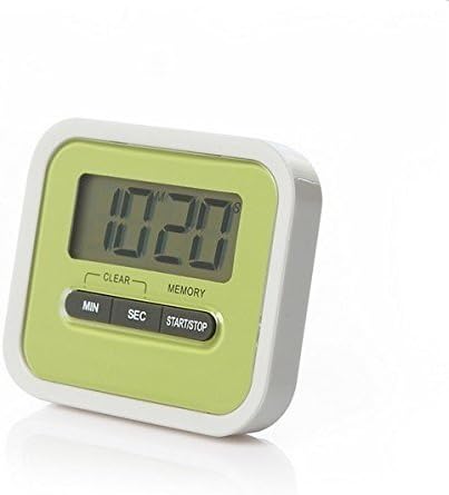 Mini Portable Digital Kitchen Timer, icyber LCD Display Count-Down/ Up Clock Loud Alarm, Sport Stop Watches with Magnetic Backom and Retractable Stand for Home