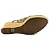 Coach Ferry Womens Black/Smoke Slingback Wedge Sandals