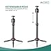 Movo Universal Mini Camera Tripod with Extendable Pole (MV-T1) Adjustable Head, Heavy-Duty Aluminum Travel Stand for DSLR, Mirrorless, GoPro, Smartphones, Compact, Portable