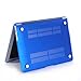 Valawy - Newest Version 13-inch Dark Blue Rubberized Hard Case for MacBook Air 13.3