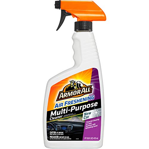 Armor All Multi-Purpose Car Cleaner Spray, New Car Scent, 16 Fl Oz