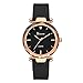 Clearance Sale!DEESEE(TM)Fashion Womens Ladies Watches Geneva Silica Band Analog Quartz Wrist Watch (Black)
