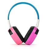 Bravo View BTS-04 Kid Friendly Bluetooth Wireless Headphones (Purple/Pink)