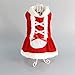 Pet Shirt,Haoricu Winter Christmas Dog Clothes Santa Costume Small Dog Cat Pet Clothing Puppy T Shirt Apparel Dog Warm Outwear (M, Red)