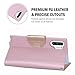 ProCase Galaxy Note 10+ Plus/5G Wallet Case, Flip Fold Kickstand Case with Card Holders Mirror, Folding Stand Protective Book Case Cover for Samsung Galaxy Note 10+ Plus/5G (2019 Release) –Pink