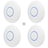 Ubiquiti Networks UAP-AC-PRO-E Access Point (No PoE Included In Box) 4-Pack Bundle