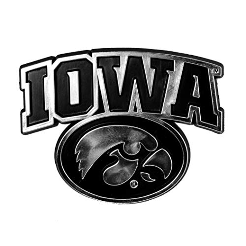 Iowa Hawkeyes Molded Chrome Emblem