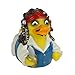 CelebriDucks - Captain Quack Mallard - Floating Rubber Ducks - Collectible Bath Toys Gift for Kids & Adults of All Ages