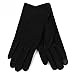 Women Winter Gloves Touchscreen Warm Black Texting Gloves for Ladies Driving Suede Leather Fleece Windproof