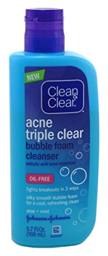 clean and clear bubble foam cleanser