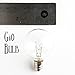 25Ft G40 String Lights with 25 Edison Style Globe bulbs -Black 25 foot Outdoor Light String