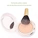 ENZO KEN Sparkly Gold Glitter Makeup Brush Set, Bedazzled Bling Cute Crystal Brushes Sets with Roll Up Bag - Face Nose Contour, Eyebrows Eyelashes Eye Shadow, Bronzer Highlighter Foundation Brush