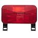 Lumitronics Red Surface Mount Light, License Bracket and License Light, Stop/Turn/Tail for RV, Trailer, Camper, 5th Wheel, Motorhome (Black)