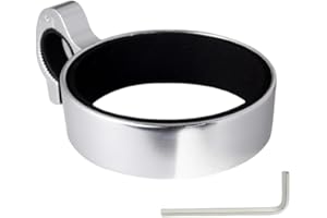 UIVXXUD Premium Aluminium Bike Handlebar Cup Holder - Secure, Stylish, and Versatile, Baby Strollers Available (A Cup Holder-Silver)