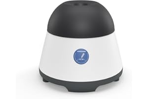 VISOSCI Mini Vortex Mixer with Touch Start Function, Lab Mixing, Nail Polish,Eyelash Adhesives and Acrylic Paints Mixing, Lab Vortexer for Tubes,Include 50 pcs Stainless Steel Mixing Balls