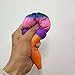 xinlong Halloween Squishies Toys Pumpkin Ice Cream Squishy Ball Decoration Food Shape PU Foam Slow Rising Squeeze Stress Relief Toys (Pumpkin ice Cream)