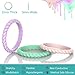 Zollen 12 Packs Silicone Wedding Rings for Women, Thin Braided Rubber Wedding Bands Stackable Ring, Hypoallergenic Silicone
