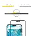Orzero (2 Pack) for Nokia 7.1 Tempered Glass Screen Protector (Full Adhesive), 2.5D Arc Edges 9 Hardness HD Anti-Scratch Full-Coverage (Lifetime Replacement)