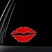 Kiss Mark Lip Car Decal / Sticker -RED