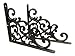 Cast Iron Shelf Brackets Braces 9.25 x 7.5 Inch Rustic Antique Scroll Style Set of 2