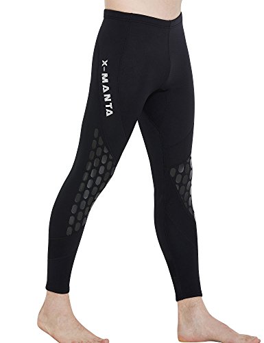 Neoprene Dive Skin Pants , DIVE & SAIL 1.5mm Neoprene Wetsuit Pants for Men Marine Sports XL