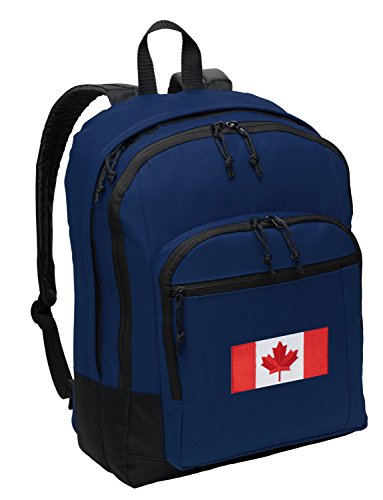 Classic Canada Flag Backpack Medium Canada Backpack Laptop Sleeve