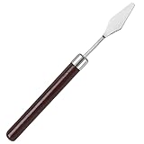 1Pc Palette Knife Metal Spatulas with Wooden