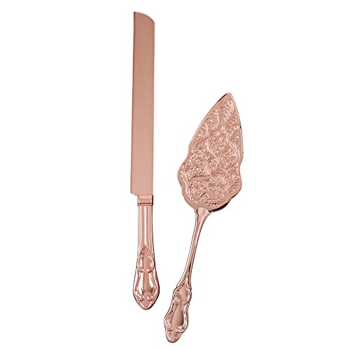 Ivy Lane Design A92191 Cake Server Set, Rose Gold