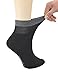 Yomandamor Women's Bamboo Diabetic Ankle Socks with Seamless Toe and Non-Binding Top,6 Pairs Size 9-11