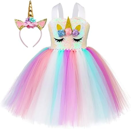 glitter unicorn dress HUX Glitter Unicorn Ballet Dress