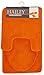 Hailey 3 Piece Bath Rug Set, Orange