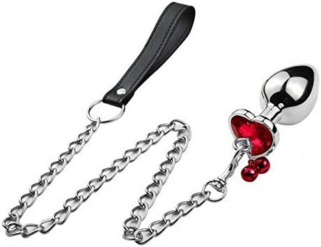 SHLIYAN-JIN Metal Small Plug AnAlesToy Trainer Tool S AnAlesmooth Surface for Men and Women,with Leather Drawstring