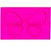 Baby Butterfly Placemat - Silicone Washable Toddler Placemat - No More Splatter Platter (Pink)