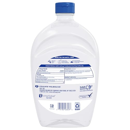 SOFTSOAP ANTIBACTERIAL LIQUID HAND SOAP REFILL, WHITE TEA & BERRY SCENTED HAND SOAP, 50 OUNCE(PACKAGING MAY VARY)