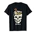 Vintage Japanese Ramen Noodles Skull Brain Graphic T-Shirt