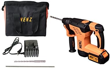 NENZ NZ-80S 18V Lithium-Ion Cordless 1-3/16'-Inch Rotary Hammer with 1 Lithium Battery