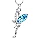 FANSING Blue Crystal Necklaces for Women