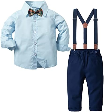 baby boy dress shirts Boys linen shirt with short sleeves, White toddler button down shirt, baby formal top with pocket, classy collared dress shirt for kids