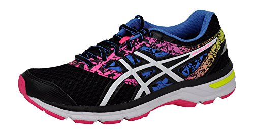 ASICS Women's Gel-Excite 4 Running Shoe (8.5 B(M) US, Black/White/Knockout Pink)